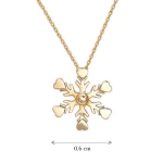 Schneeflocke Goldkette Schneeflocke Goldkette