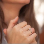 0,42 Karat Diamant Solitärring 0,42 Karat Diamant Solitärring