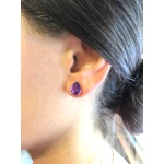 Tropfen Amethyst Gold Ohrring Tropfen Amethyst Gold Ohrring