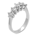 Diamant Fünfstein Miracle Ring (1,25 Karat Optik)
