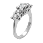 Diamant 5-Steine Miracle Ehering (1,25 Ct.) Diamant 5-Steine Miracle Ehering (1,25 Ct.)