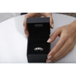 Diamant Fünfstein Ring mit 1,25 Ct. Optik Diamant Fünfstein Ring mit 1,25 Ct. Optik