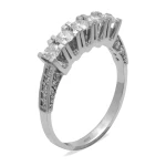Diamant Fünfstein Ring
