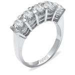 1,50 Ct. Diamant D-Farbe 5-Steine Ehering mit GIA-Zertifikat 1,50 Ct. Diamant D-Farbe 5-Steine Ehering mit GIA-Zertifikat