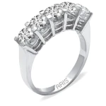1,75 Karat Diamant 5-Steine Miracle Ehering 1,75 Karat Diamant 5-Steine Miracle Ehering