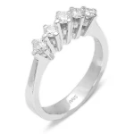 Diamant Fünfstein Ring
