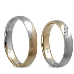 Gold Ehering Herren Modell