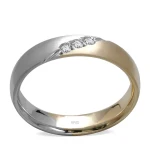 Gold Ehering Herren Modell
