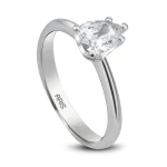 0,50 ct. Diamant Tropfen Solitärring 0,50 ct. Diamant Tropfen Solitärring