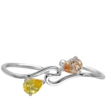 Gold Ring mit farbigem Stein
