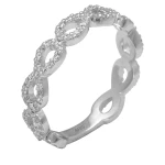 0,56 Karat Diamant Unendlichkeit Tamtur Ehering 0,56 Karat Diamant Unendlichkeit Tamtur Ehering