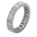 1,24 Karat Baguette Diamant Tamtur Ehering 1,24 Karat Baguette Diamant Tamtur Ehering