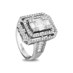 Diamant Fantasie Baguette Ring