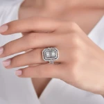 Diamant Fantasie Baguette Ring