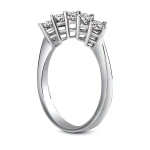 Diamant Miracle Fünfstein Ehering (0,50 Karat Optik)