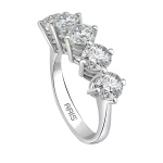 0,60 Karat Diamant 5-Stein Ring 0,60 Karat Diamant 5-Stein Ring