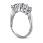 0,70 Karat Diamant Fünfstein Ehering 0,70 Karat Diamant Fünfstein Ehering