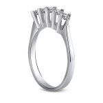 Diamant 5-Steine Miracle Ehering (0,75 Ct.)
