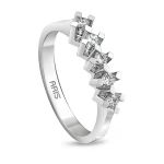 Diamant Prinzess Fünfstein Ring