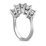 Diamant 5 Steine Miracle Ehering (1,75 Ct.)