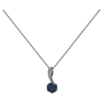 Blue Topaz Pırlanta Kolye Blue Topaz Pırlanta Kolye