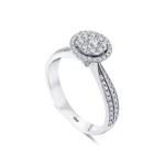 0,44 Karat Fantasie-Diamant-Design-Ring 0,44 Karat Fantasie-Diamant-Design-Ring
