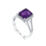 Tansanit-Diamantring Tansanit-Diamantring