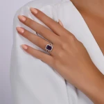 Tansanit-Diamantring Tansanit-Diamantring
