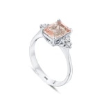 Morganit-Diamantring