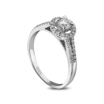 0,42 Karat Diamant-Solitärring 0,42 Karat Diamant-Solitärring
