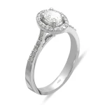 0,71 Karat HRD Zertifizierter Diamant-Solitärring 0,71 Karat HRD Zertifizierter Diamant-Solitärring