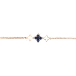 Diamant Saphir Glücksarmband