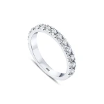 0,75 Karat Halbkreis Diamant Ring