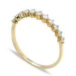 0,45 Karat Halbkreis Diamant Ring 0,45 Karat Halbkreis Diamant Ring