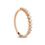 0,36 Karat Halb-Eternity Diamantring 0,36 Karat Halb-Eternity Diamantring