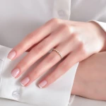 0,36 Karat Halb-Eternity Diamantring 0,36 Karat Halb-Eternity Diamantring
