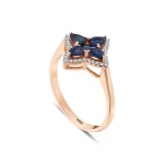 Saphir Glück Diamant Ring
