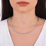 6,00 Karat Diamant Tennis Collier