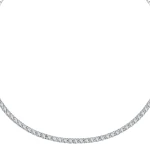 8,75 Karat Diamant-Rivière-Halskette