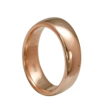 Klassischer Bombierter Gold Ehering (5 mm) Herrenmodell Klassischer Bombierter Gold Ehering (5 mm) Herrenmodell