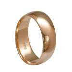 Klassischer Gewölbter Gold Ehering (6 mm) Herren Modell Klassischer Gewölbter Gold Ehering (6 mm) Herren Modell