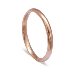14 Karat Gewölbter Gold Ehering (2 mm) Herren Modell 14 Karat Gewölbter Gold Ehering (2 mm) Herren Modell