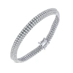 7,80 Karat Rivière-Diamantarmband