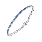 6,80 Karat Saphir-Rivière-Armband 6,80 Karat Saphir-Rivière-Armband