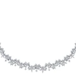 Blumen-Diamantcollier