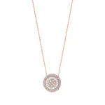 Runde Baguette-Diamantkette Runde Baguette-Diamantkette