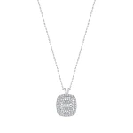 0,39 Karat Baguette-Diamantkette