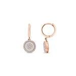 0,80 Karat Baguette-Diamant-Ohrringe 0,80 Karat Baguette-Diamant-Ohrringe