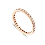 0,46 Karat Memoire-Diamantring 0,46 Karat Memoire-Diamantring