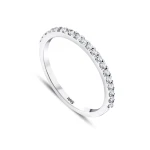 0,30 Karat Halbmemory-Diamantring
